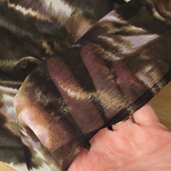 STELLA CARAKASI Sheer Blouse size S - Picture 8 of 8